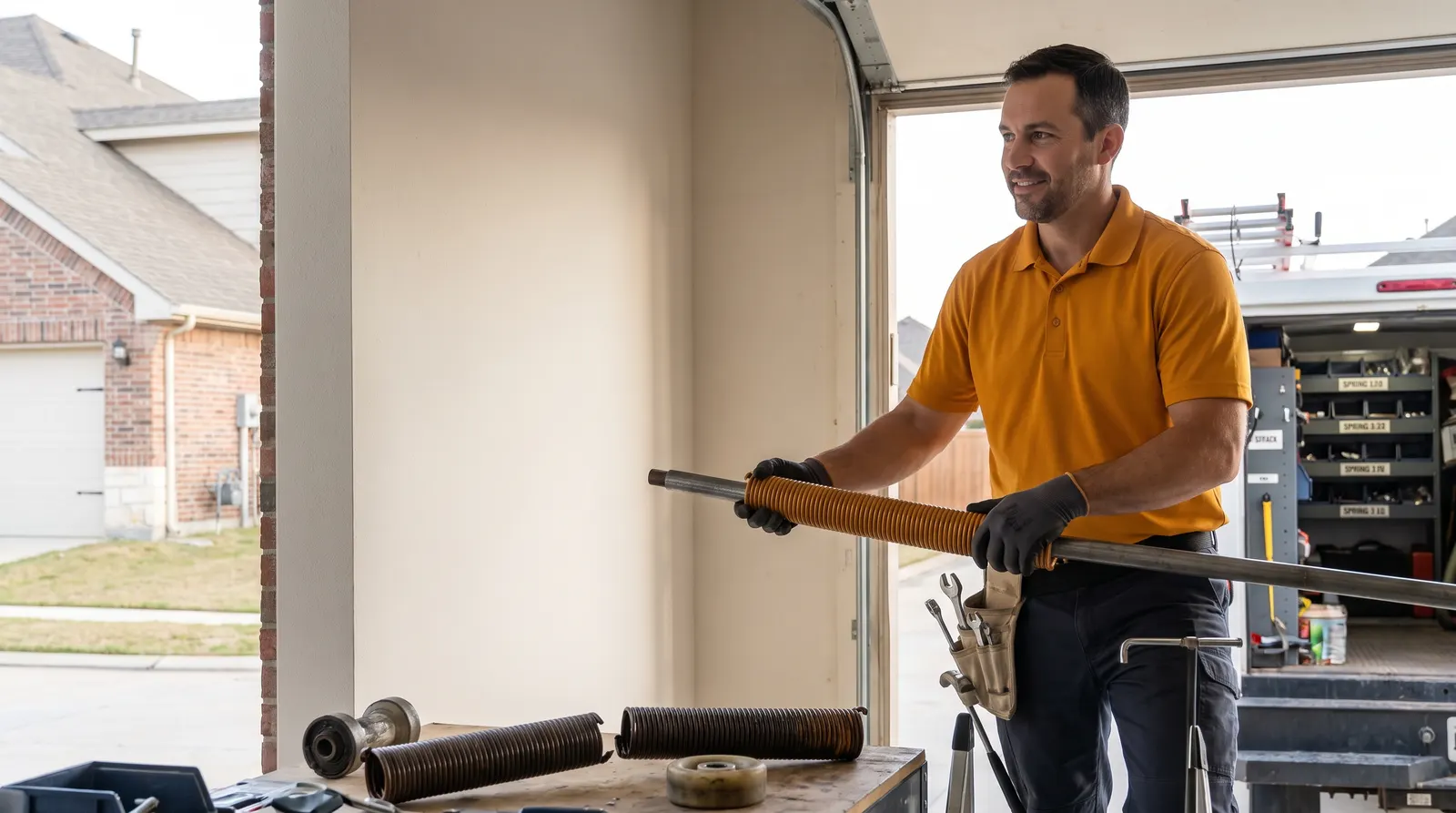 Garage Door Repair in Mustang, OK